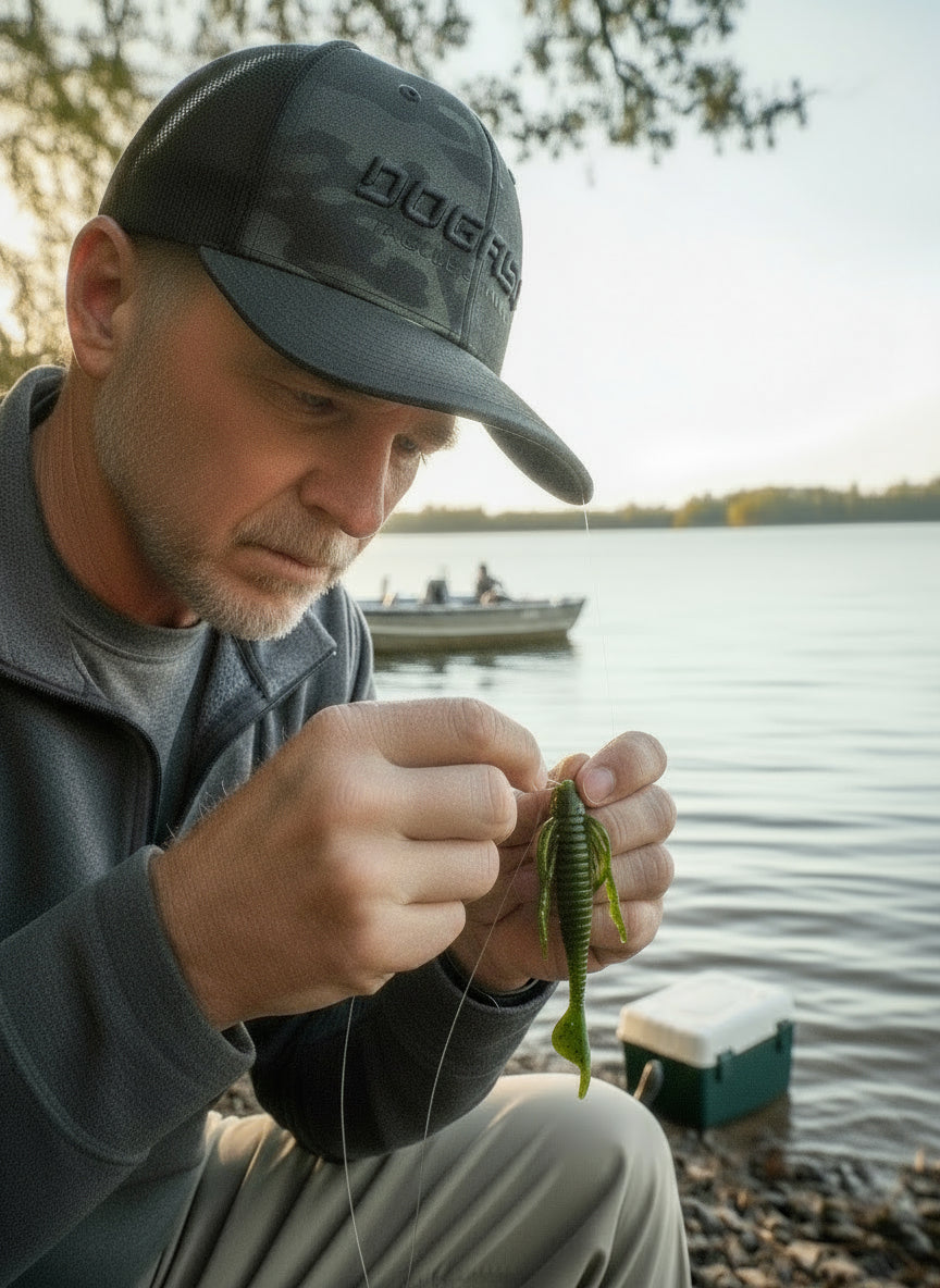 Dogfish Tackle & Marine Logo Trucker Hat - Dogfish Tackle & Marine
