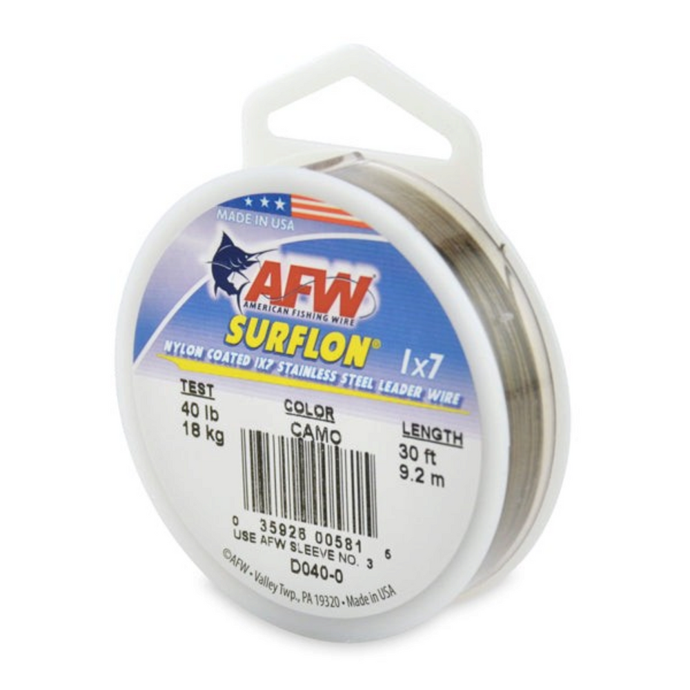 AFW Surflon 1x7 Nylon Coated Cable