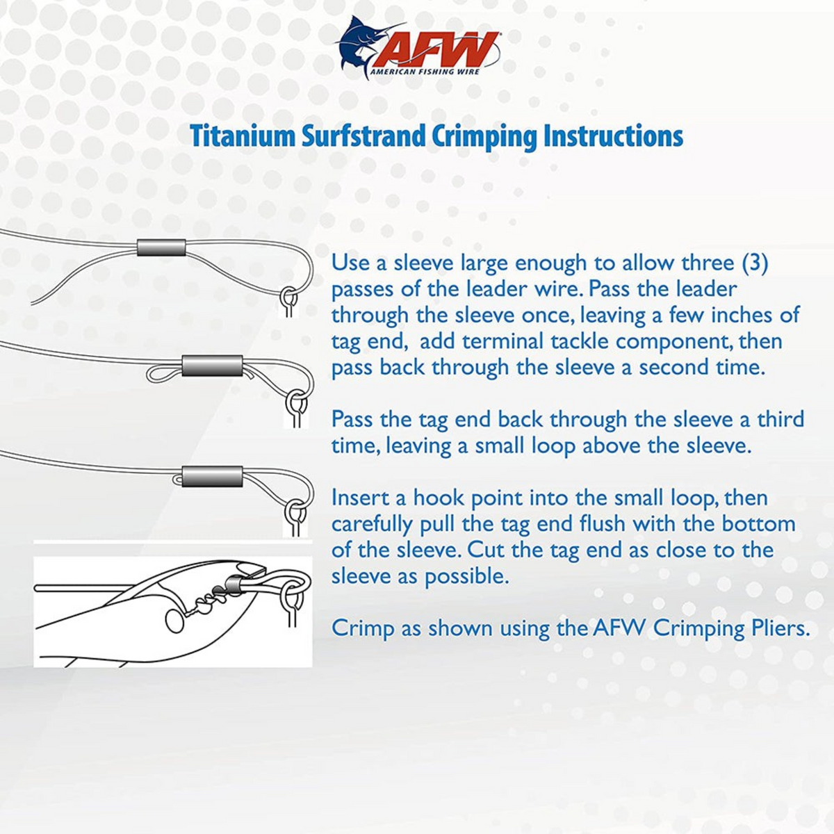 AFW Titanium Surfstrand 1x7 - Dogfish Tackle & Marine