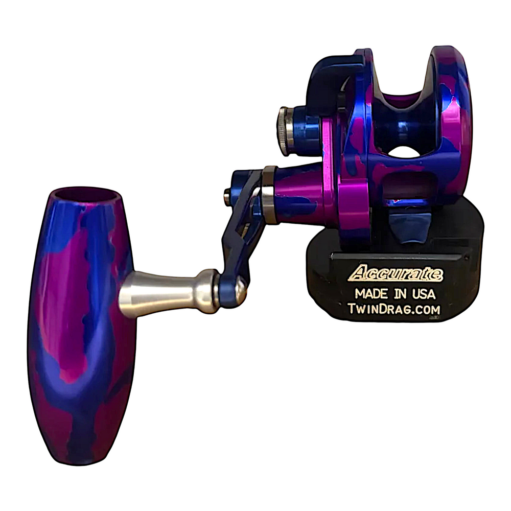 Accurate Valiant 2 Conventional Reel Purple Blue Camo