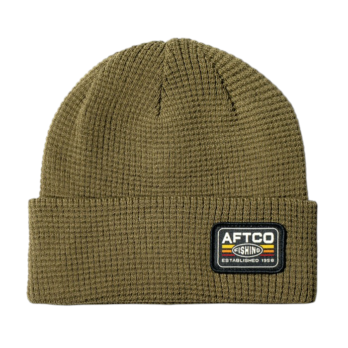 Aftco Chevron Waffle Fishing Beanie