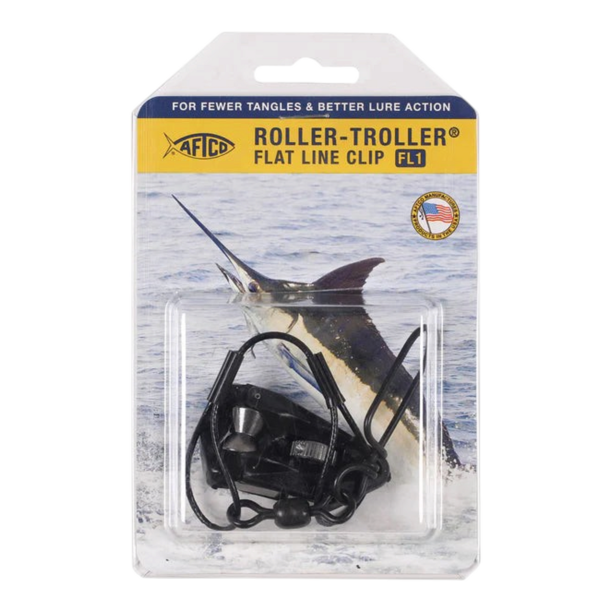 AFTCO Roller Troller Flat Line Clip - Dogfish Tackle & Marine