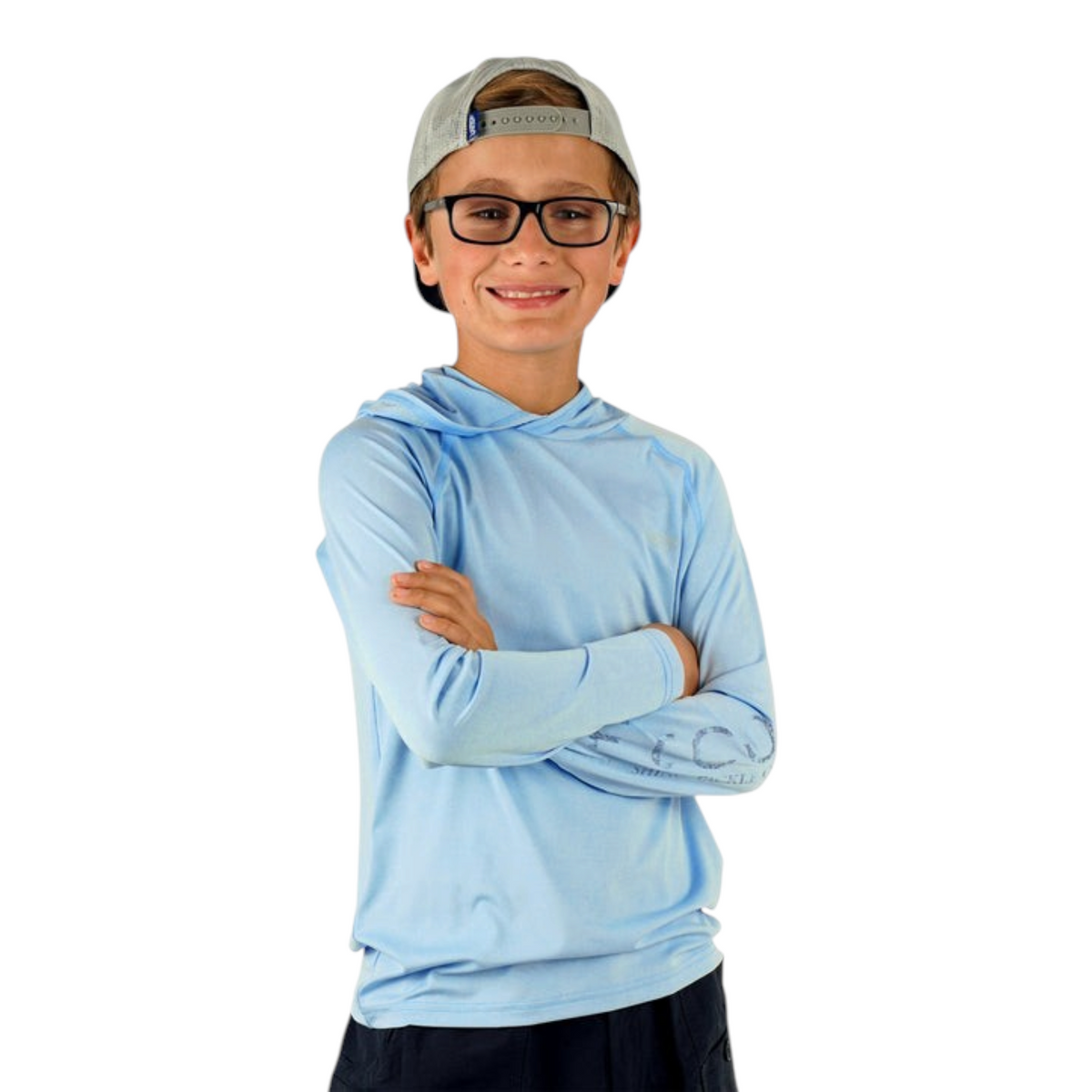 Aftco Youth Samurai Hood Performance LS Shirt - Dogfish Tackle & Marine