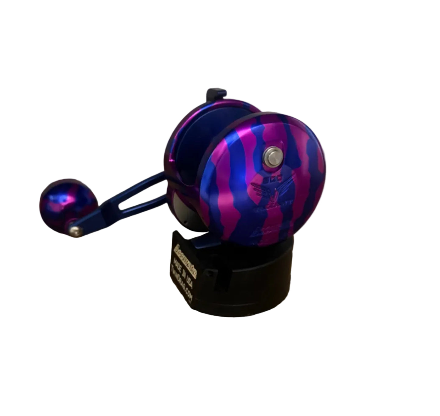 Accurate Valiant 2 Conventional Reel Purple Blue Camo - Dogfish Tackle & Marine