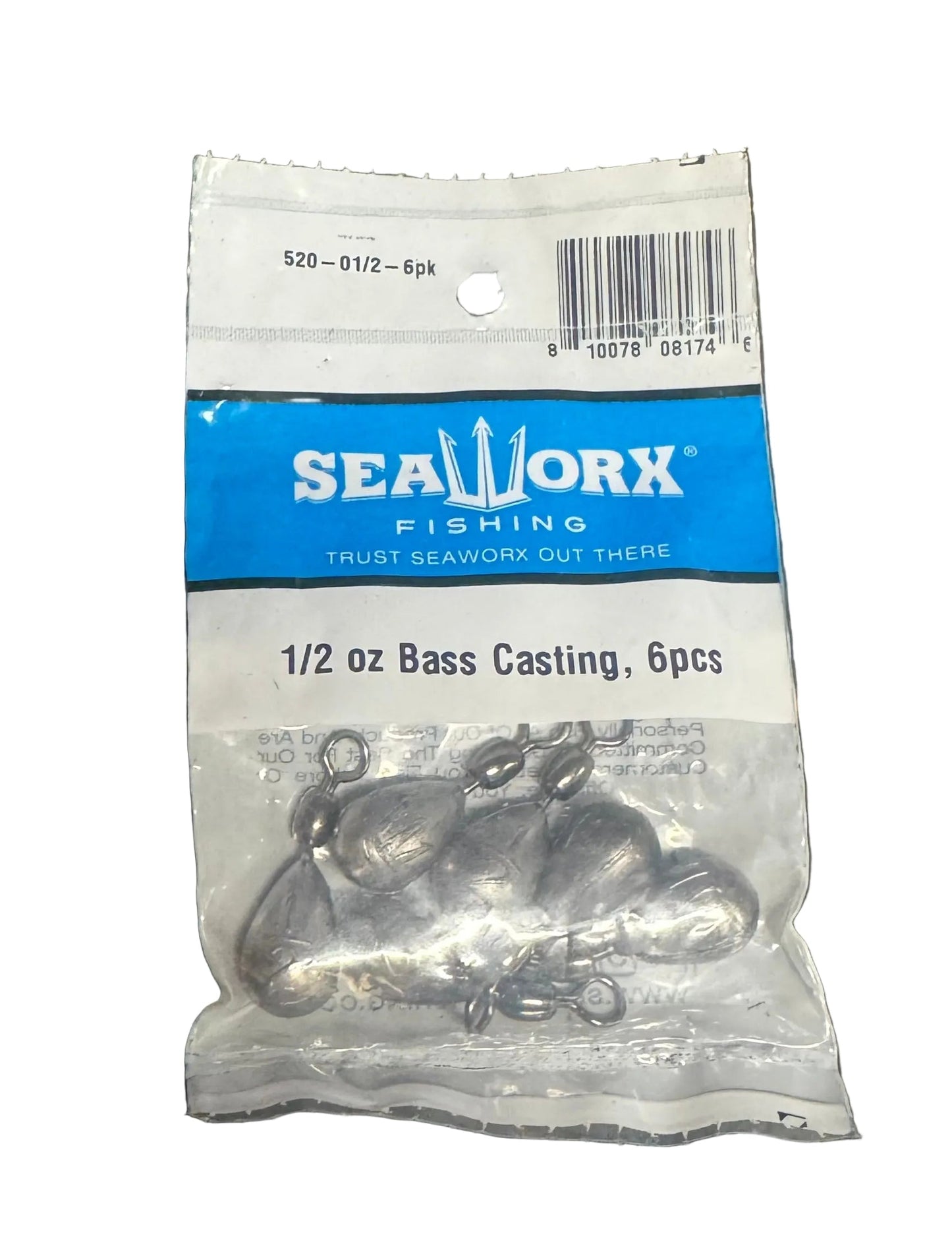 Seaworx Bass Casting Fishing Weights Pre Packaged - Dogfish Tackle & Marine