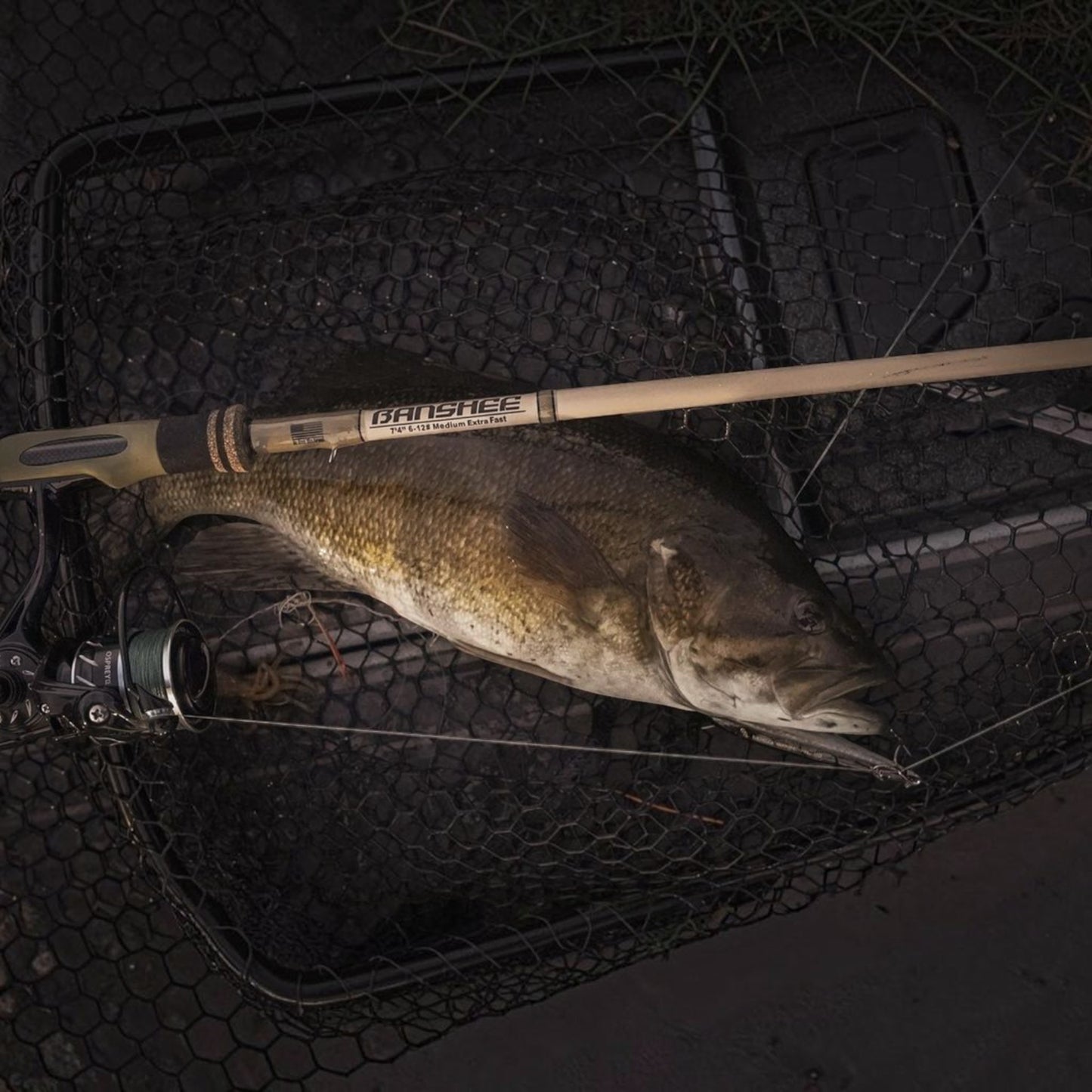 Bull Bay Banshee Travel Rod 3 Piece w/ Travel Case - Dogfish Tackle & Marine