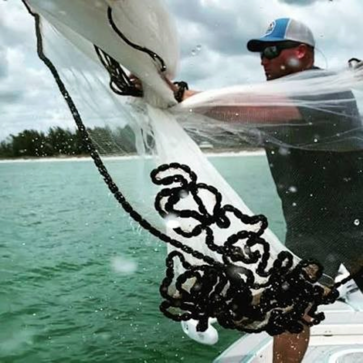 Black Pearl Invi Series Cast Nets 1.65lb - Dogfish Tackle & Marine