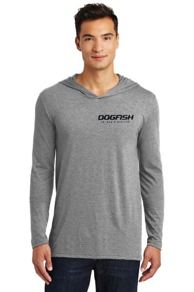 Dogfish Long Sleeve Hooded Micro Octopus Logo - Dogfish Tackle & Marine