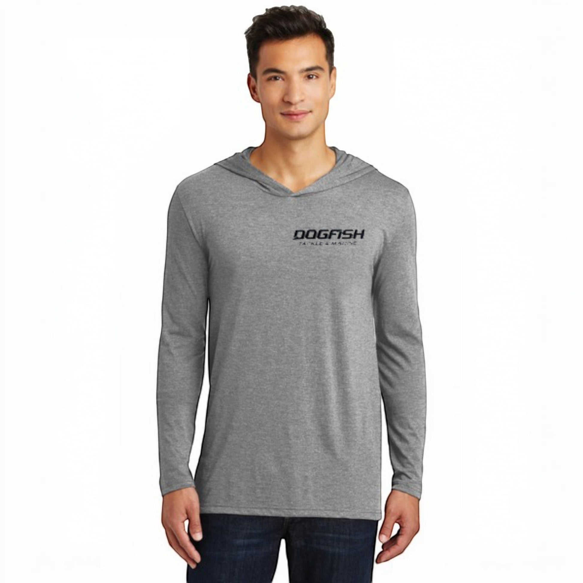 Dogfish Long Sleeve Hooded Micro Octopus Logo - Dogfish Tackle & Marine