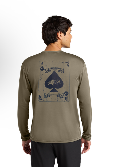 Dogfish Long Sleeve Microfiber Hog Of Death Logo - Dogfish Tackle & Marine