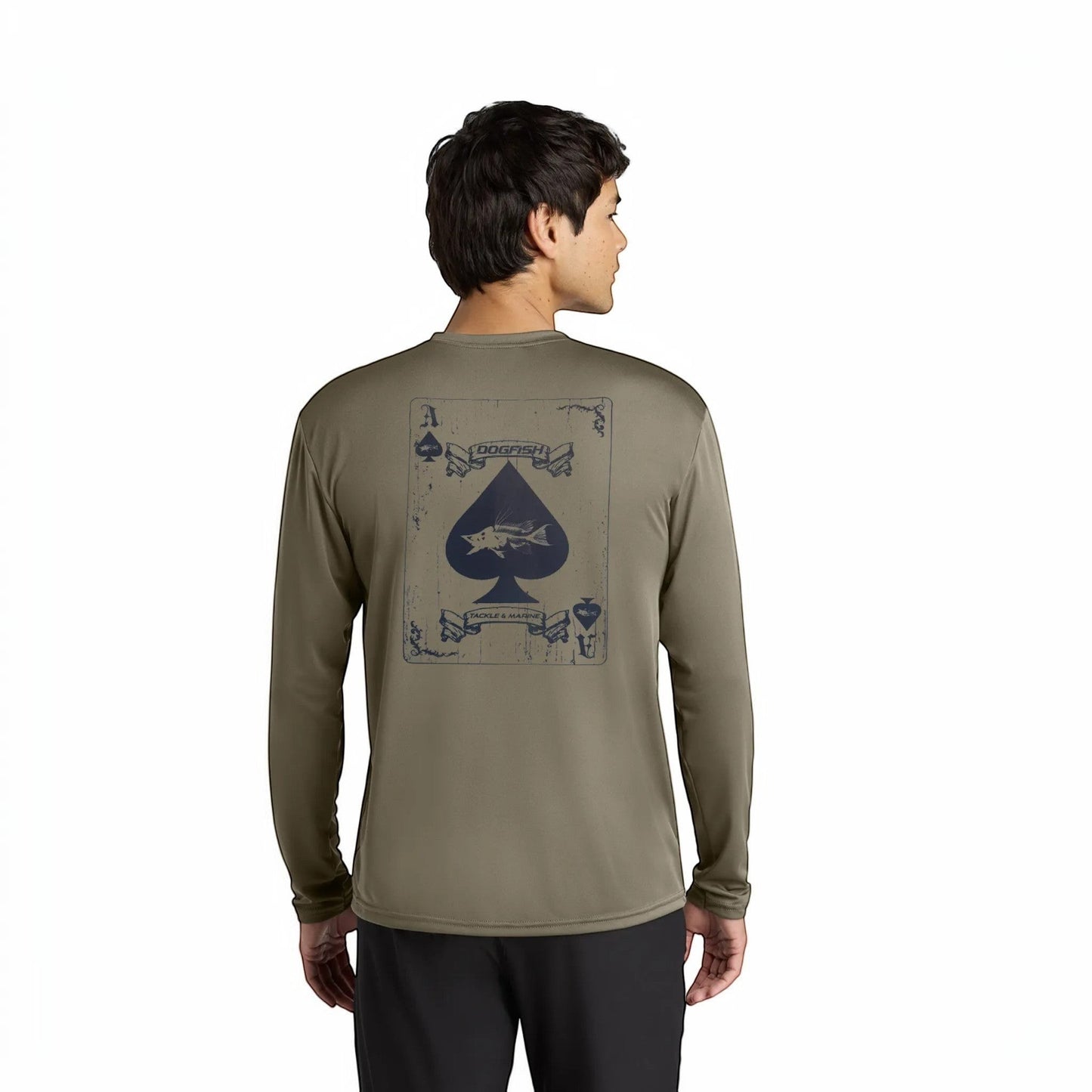 Dogfish Long Sleeve Microfiber Hog Of Death Logo - Dogfish Tackle & Marine