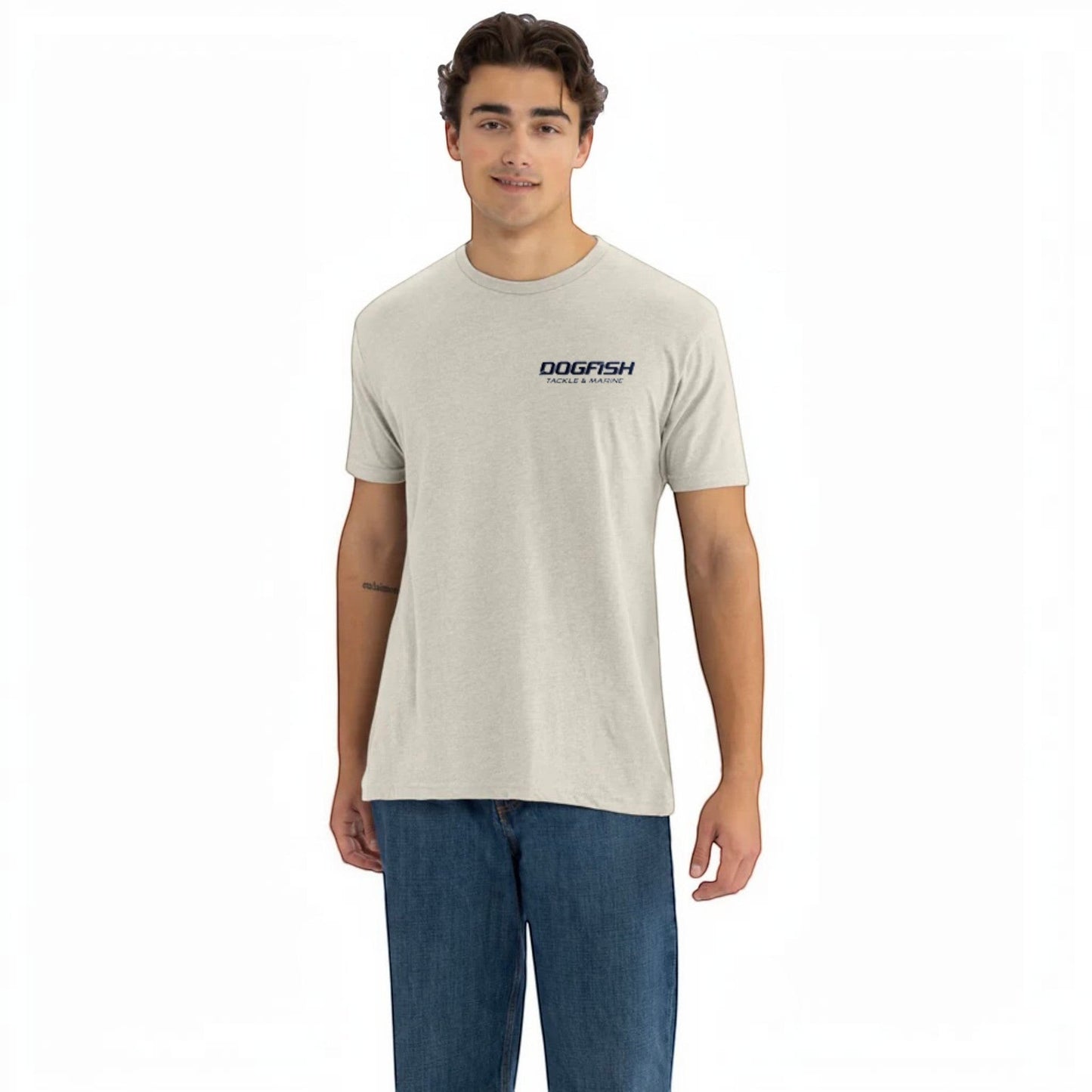 Dogfish Short Sleeve T-Shirt Don't Tread On Me Logo - Dogfish Tackle & Marine