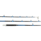 Dogfish Tackle & Marine Dogfish Stik heavy duty deep drop fishing rod with blue and black accents and Alps HD guides