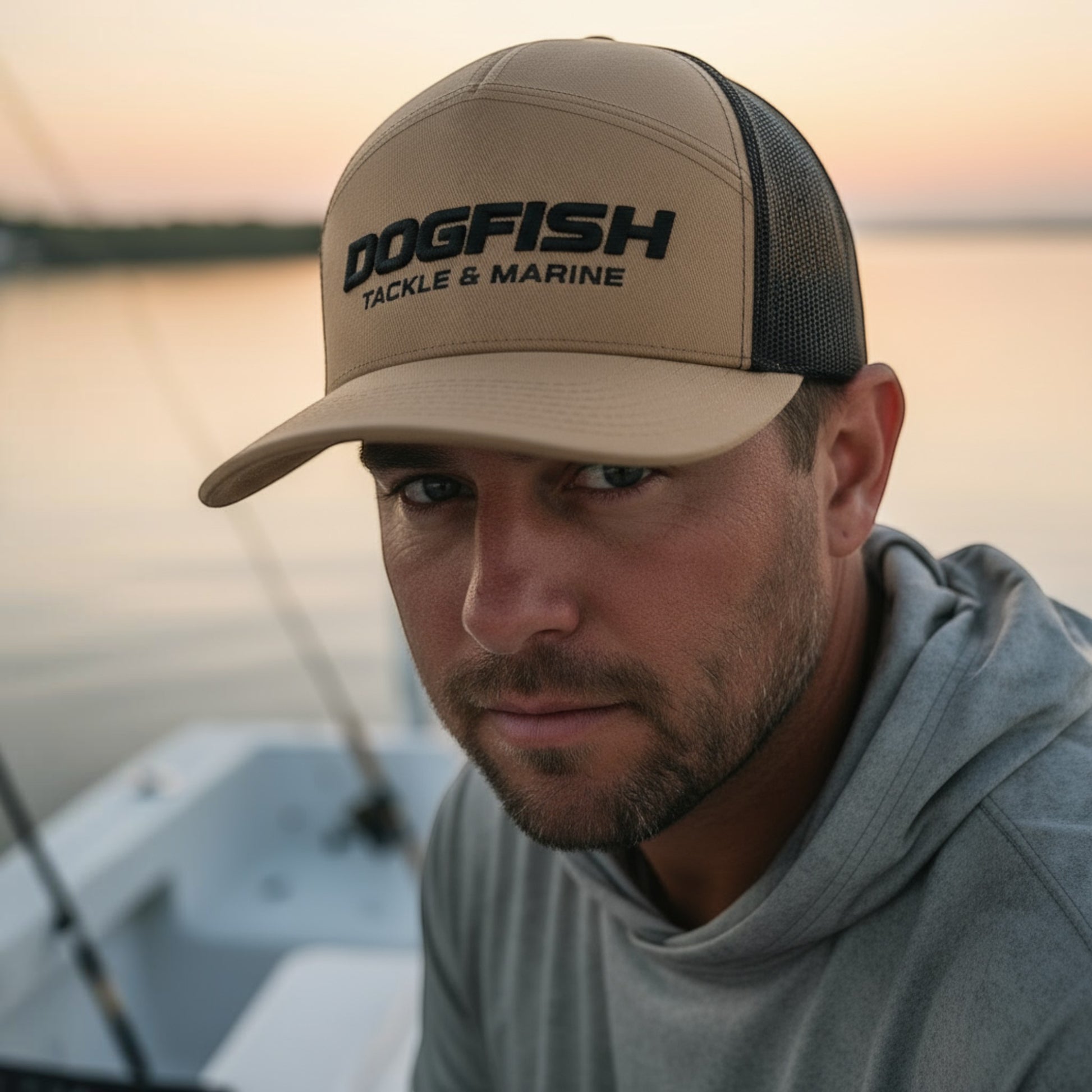 Dogfish Tackle & Marine Logo Snapback Hat - Dogfish Tackle & Marine