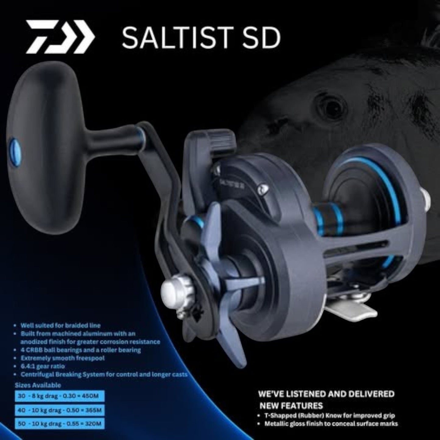 Daiwa Saltist SD Star Drag Reels -Dogfish Tackle & Marine