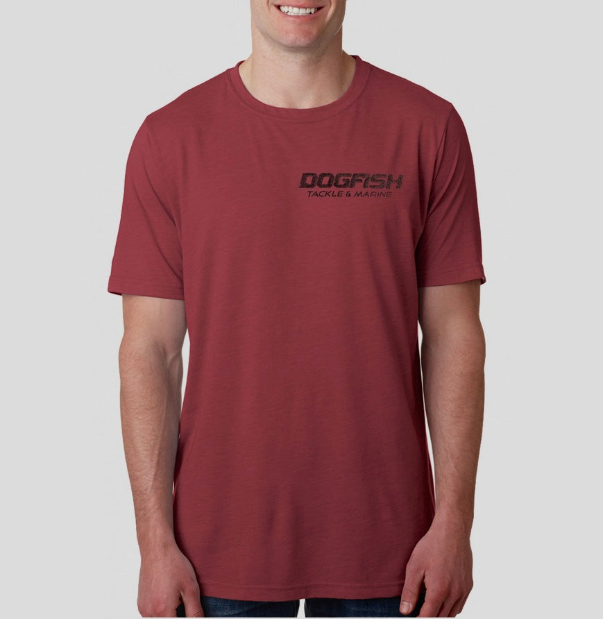 Dogfish Short Sleeve T-Shirt Compass Logo - Dogfish Tackle & Marine