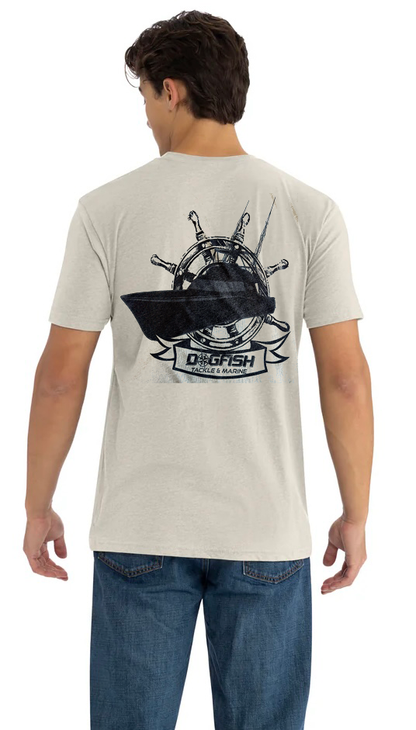 Dogfish Short Sleeve T-Shirt Sport Fish Logo - Dogfish Tackle & Marine