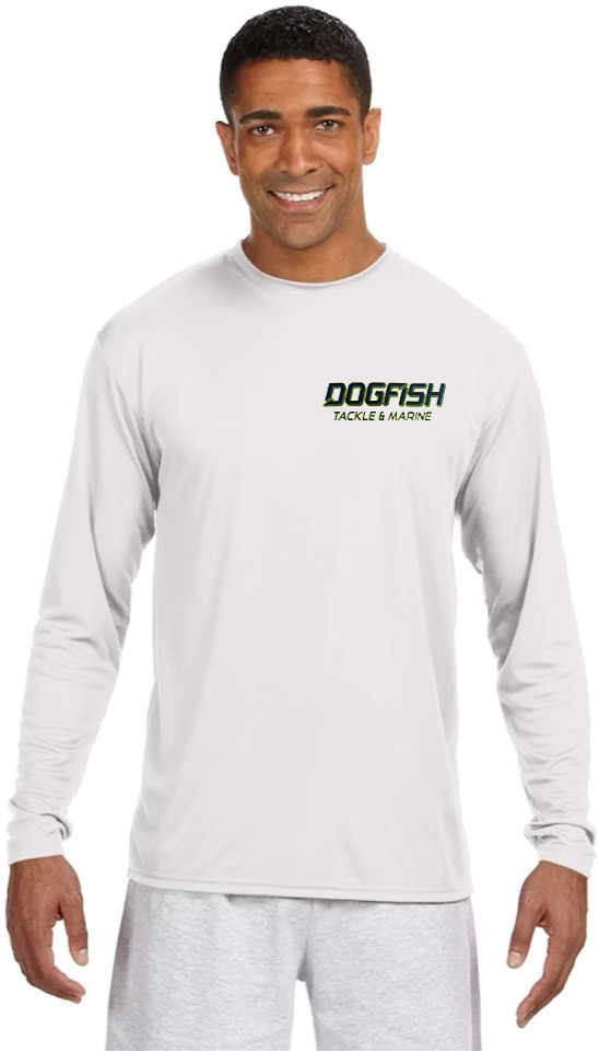 Dogfish Long Sleeve Microfiber Dont Tread On Me Logo - Dogfish Tackle & Marine