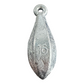 Dogfish Tackle & Marine 16 ounce lead bank sinker for bottom fishing with a teardrop shape on a dark surface