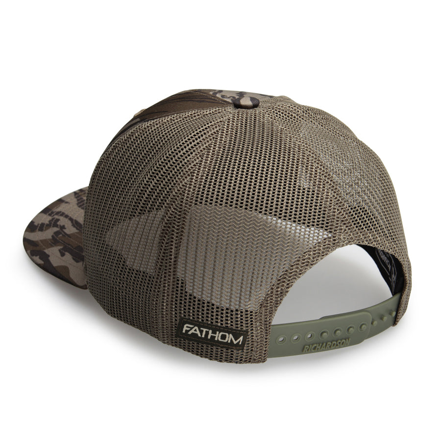 Fathom Back 40 Bottomland Camo Hat - Dogfish Tackle & Marine