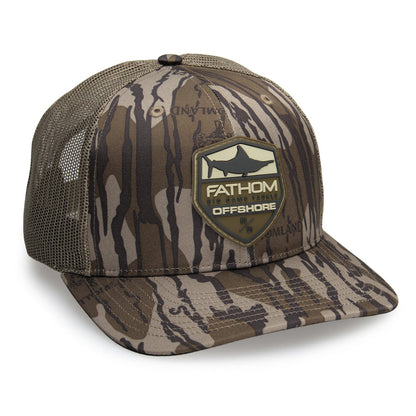 Fathom Back 40 Bottomland Camo Hat - Dogfish Tackle & Marine