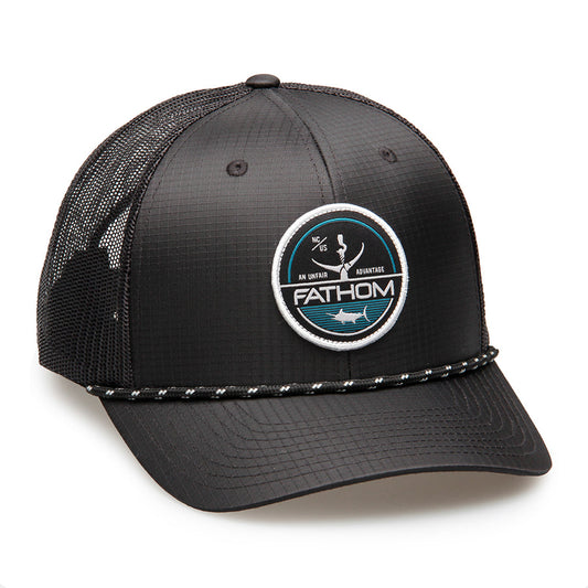 Fathom Sounder Black Hat - Dogfish Tackle & Marine