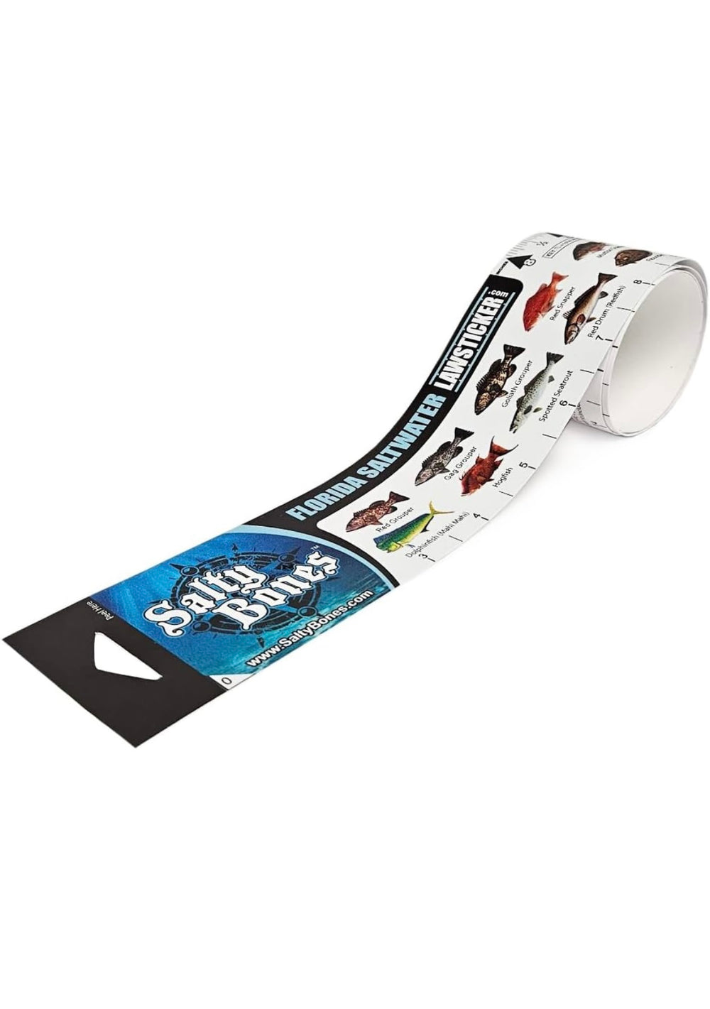 Salty Bones Florida Saltwater Lawsticker