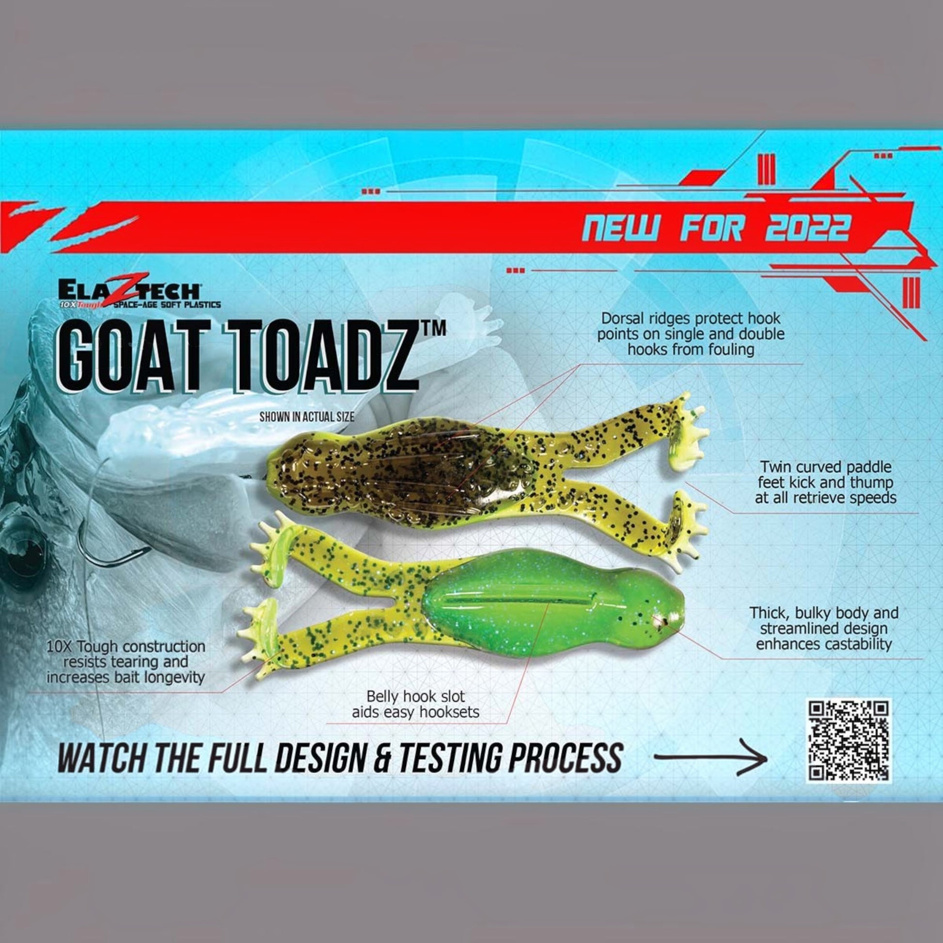 Z-Man GOAT ToadZ 3pk - Dogfish Tackle & Marine