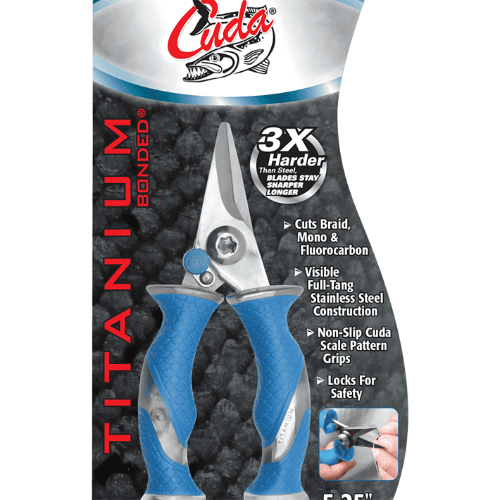 Cuda 5.25 Titanium Bonded Mini Snip Scissors