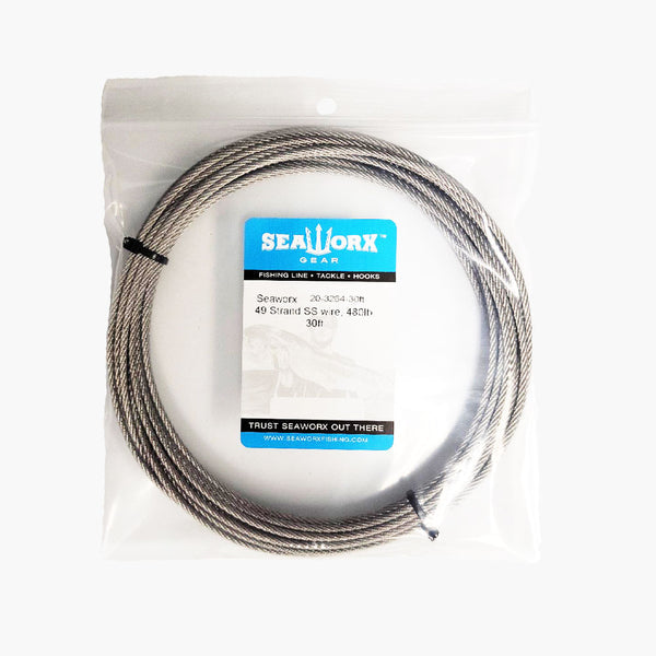 Seaworx 480lb 49 Strand SS Cable