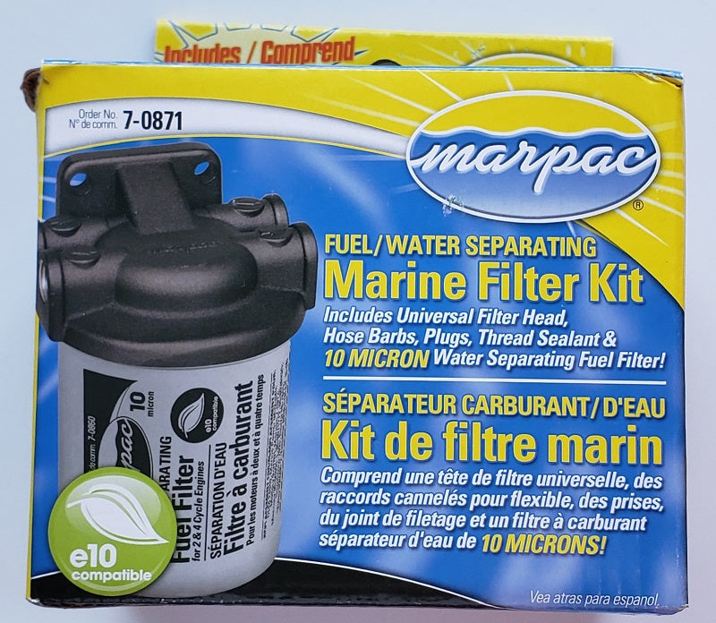 Marpac Fuel/Water Separating Marine Filter Kit 7-0847