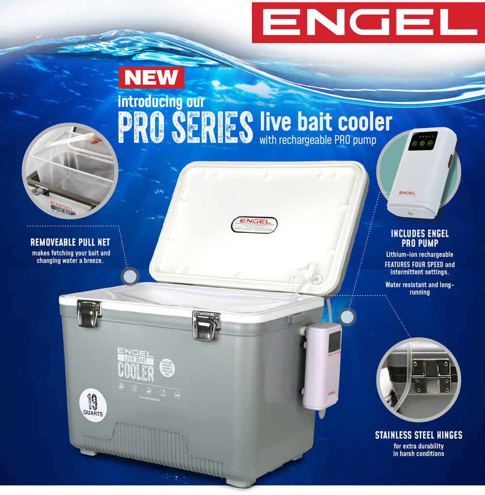 Engel 19Qt Live Bait Pro Cooler - Dogfish Tackle & Marine