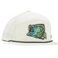 Bajio Bass Head Performance Flat Brim Hat - Dogfish Tackle & Marine