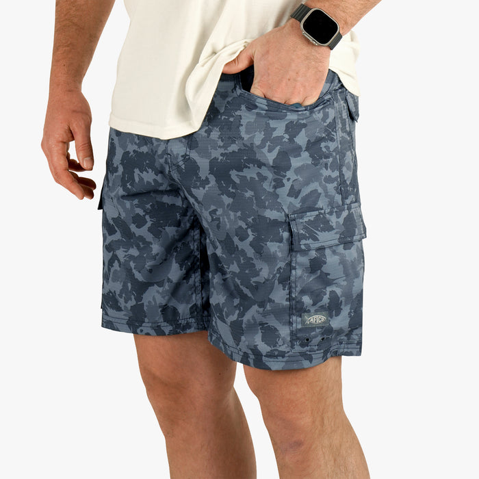 Aftco Deckhand Camo Fishing Cargo Shorts - Dogfish Tackle & Marine