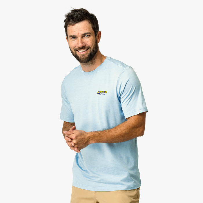 Aftco Greetings Short Sleeve Sun Protection Shirt - Dogfish Tackle & Marine