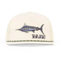 Bajio Black Marlin - Flat Brim Twill Trucker Hat - Dogfish Tackle & Marine