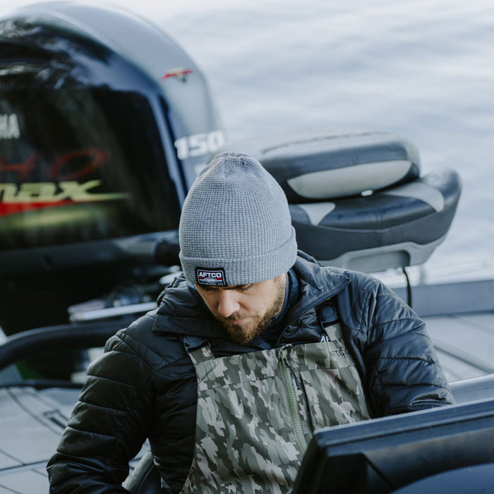 Aftco Chevron Waffle Fishing Beanie