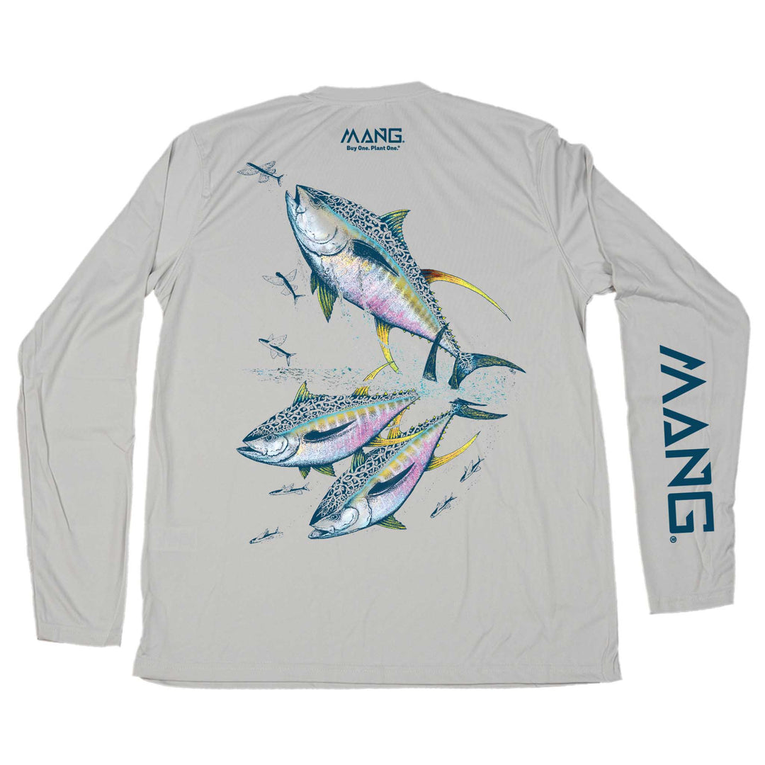 MANG Men's Yellowfin Tuna Performance Longsleeve Shirt - Dogfish Tackle & Marine