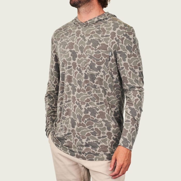 Marsh Wear Buxton Performance Long Sleeve Hooded T-Shirt - Dogfish Tackle & Marine