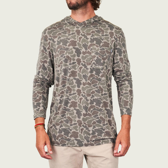 Marsh Wear Buxton Performance Long Sleeve Hooded T-Shirt - Dogfish Tackle & Marine