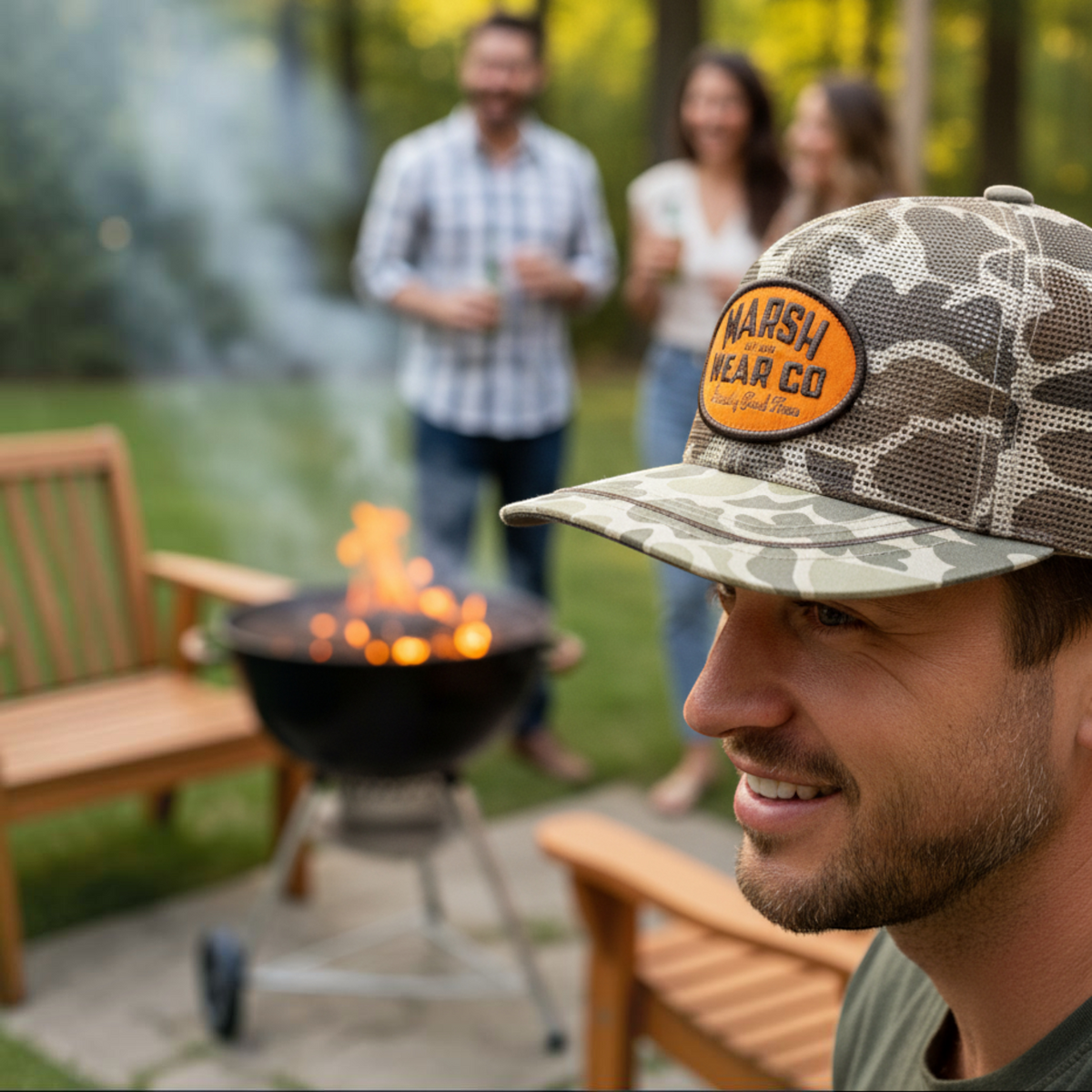 Marsh Wear Outpost Mesh Trucker Hat - Dogfish Tackle & Marine