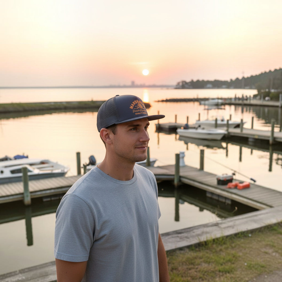 Marsh Wear Tailing Tide Snapback Hat - Dogfish Tackle & Marine