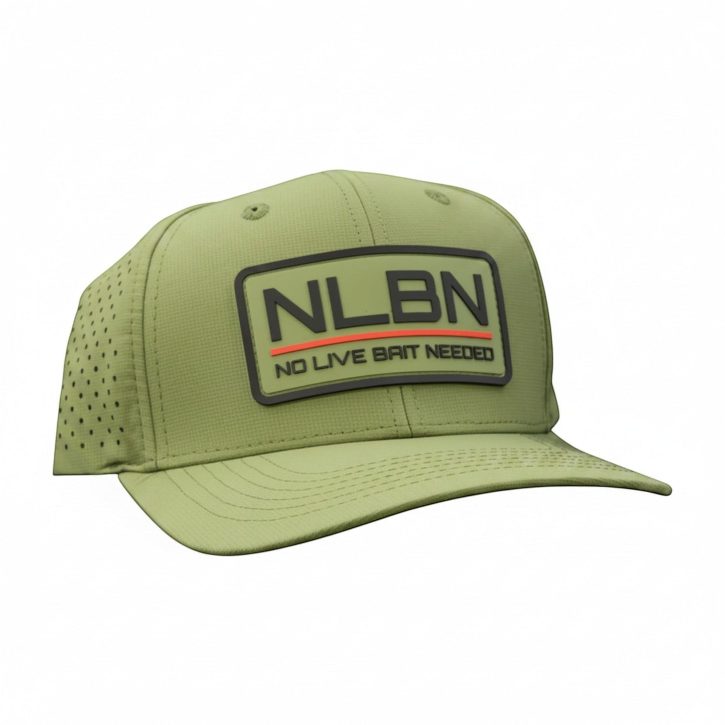 NLBN 6-Panel Performance Lockup Snapback Hats - Dogfish Tackle & Marine