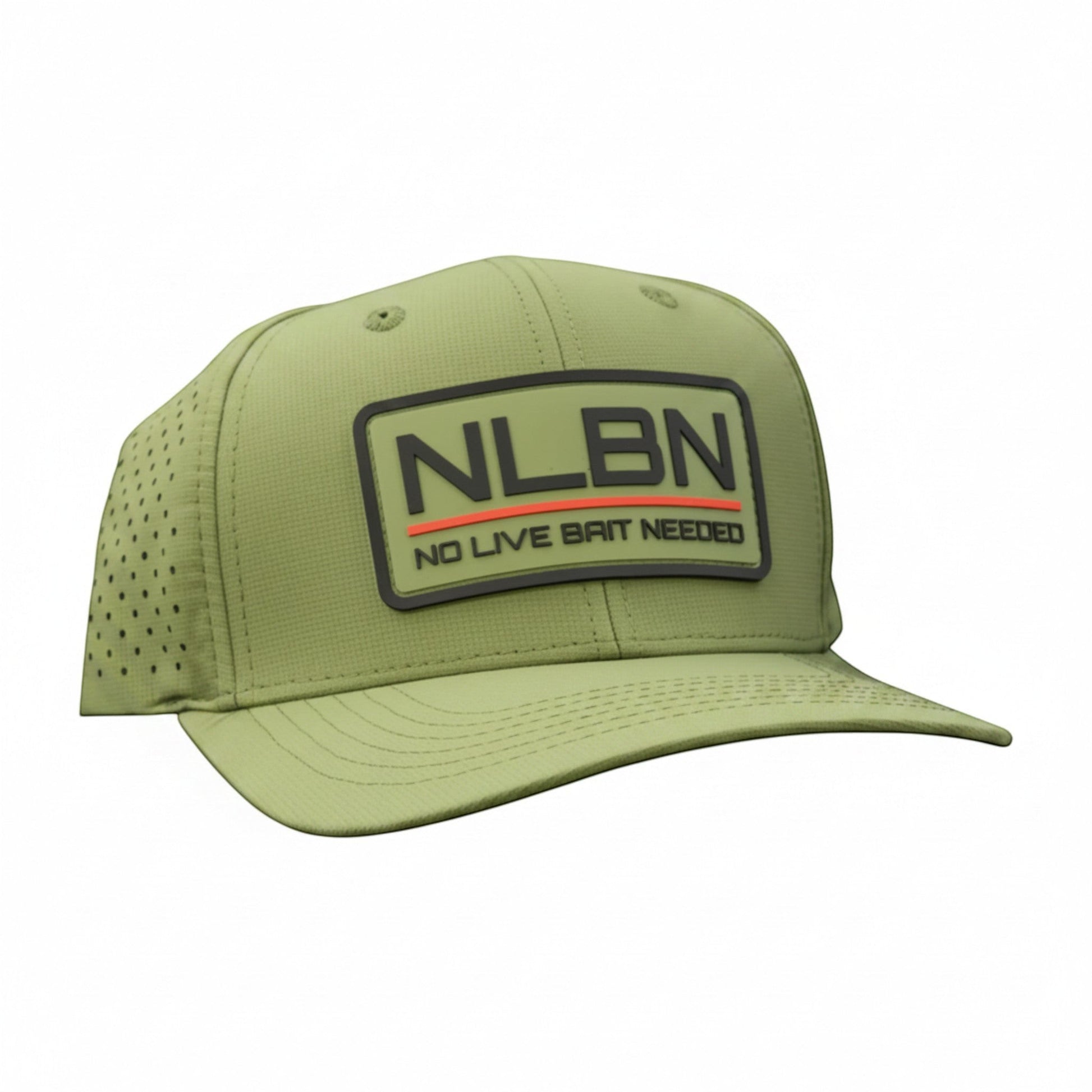 NLBN 6-Panel Performance Lockup Snapback Hats - Dogfish Tackle & Marine