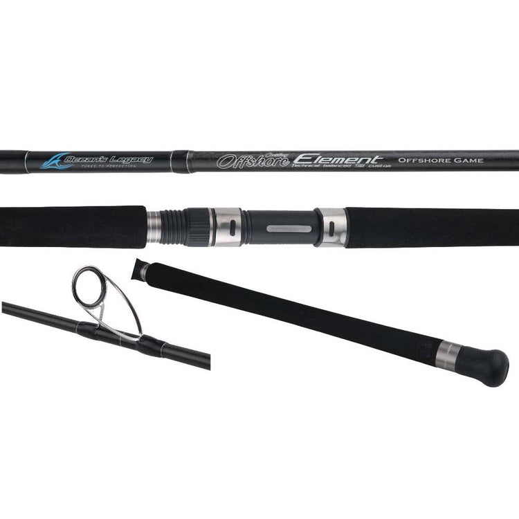 Oceans Legacy Offshore Element Spinning Rod - Dogfish Tackle & Marine