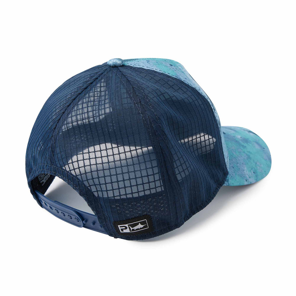 Pelagic Echo Open Seas Performance Trucker Blue - Dogfish Tackle & Marine