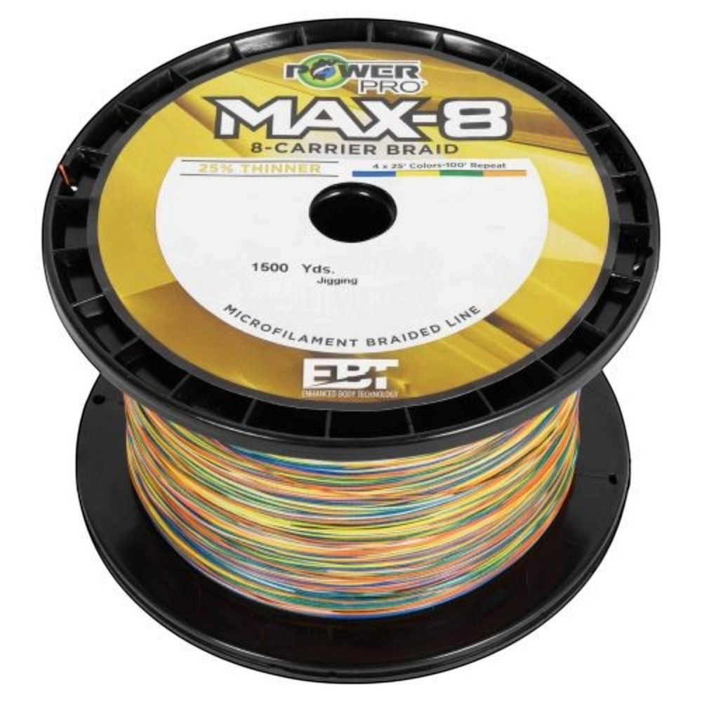 Power Pro Max 8 Braided Fishing Line 4 - Color - Sold By The Yard