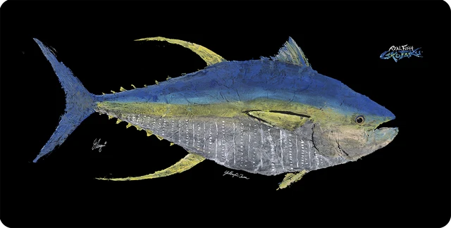 RealFish Gyotaku Large Mouse Pads - Dogfish Tackle & Marine