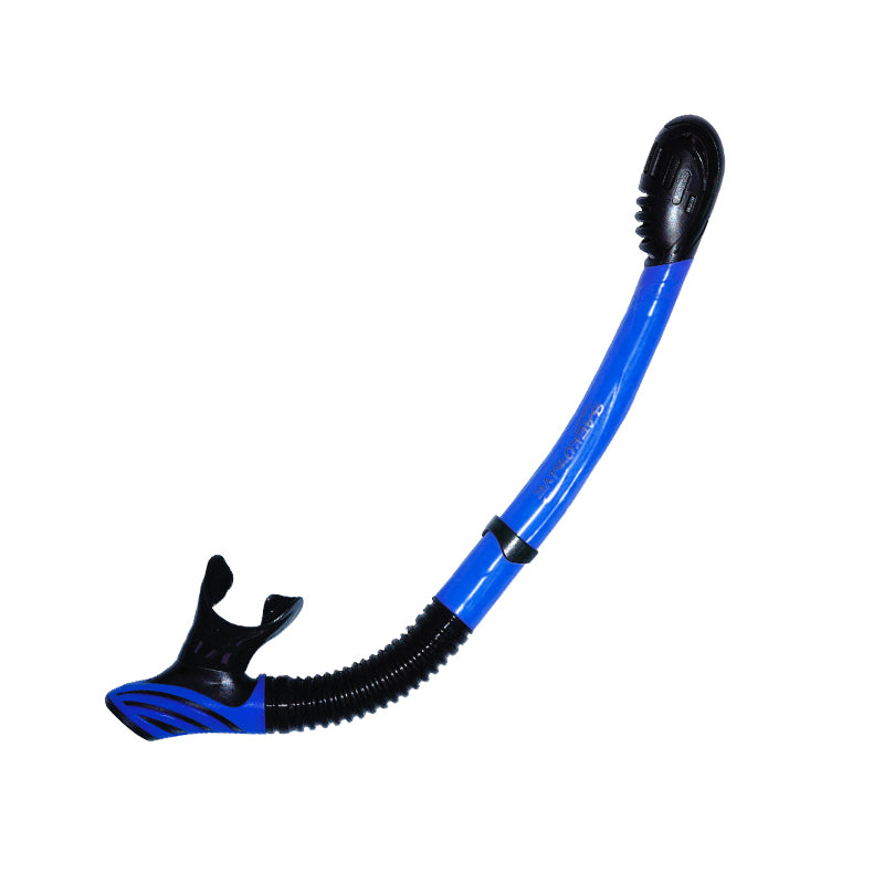 Saeko Dive Black And Blue Silicone Snorkel