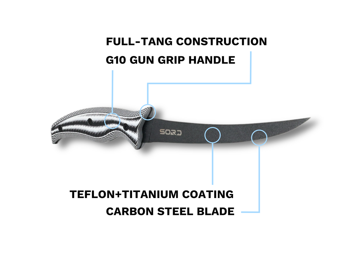Sord 6in Fillet Knife - Flexy - Dogfish Tackle & Marine